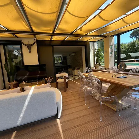 Villa Un Joyau Vue Cap D'antibes Piscine Body Fitness Sauna &