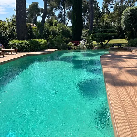 Villa Un Joyau Vue Cap D'antibes Piscine Body Fitness Sauna &